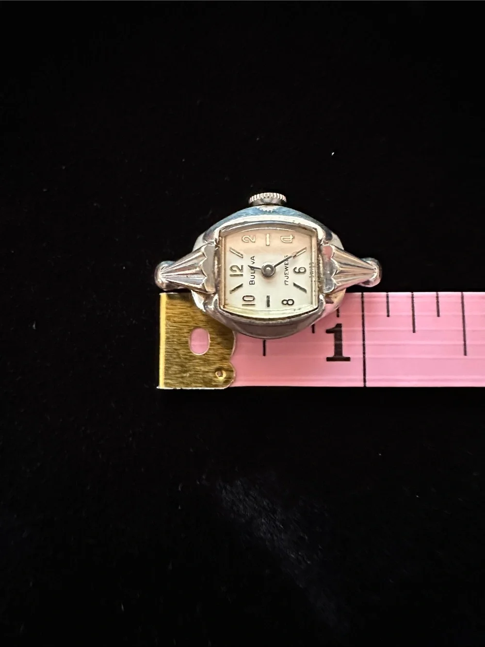 Vintage 1963 Bulova 17 Jewels 10K RGP Mechanical Ladies Cocktail Watch Head